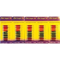 5 Pk Mini Replacement Bulbs Assorted Colors 3.5 Volt 10 Ct