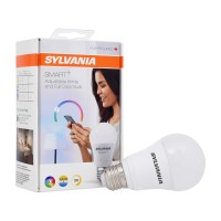 Sylvania Smart+ Zigbee Full Color And Tunable White A19 Led Bulb, Works With Smartthings, Wink, And Amazon Echo Plus, Hub Needed For Amazon Alexa And Google Assistant, 1 Count (Pack Of 1) , Full Color