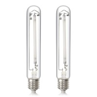 Ipower Glbulbh400X2 400 Watt High Pressure Sodium Super Grow Light Lamp Full Spectrum Hps Bulb For Plants, 400W, White