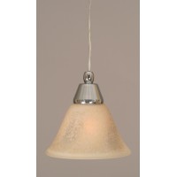 Cord Mini Pendant Shown In Chrome Finish With 7 Italian Marble Glass