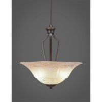 Zilo Pendant With 3 Bulbs Shown In Dark Granite Finish With 20