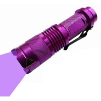 Wayllshine 395 Nm Ultra Violet Uv Flashlight Blacklight, High Power Led 3 Mode 10 Yard Long Range Uv Flashlight Blacklight, Pets Urine Detector, Stains, Odor Detector