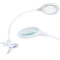 Brightech Lightview Flex Magnifying Desk Lamp, 1.75X Light Magnifier, Adjustable Magnifying Glass With Light For Crafts, Reading, Close Work