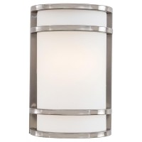 Minka Lavery Outdoor Wall Light 9802-144 Bay View Exterior Pocket Sconce Lantern, 120 Watts, Steel