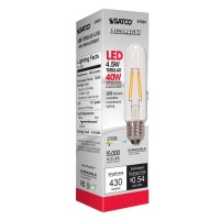 Satco S9580 Medium Bulb In Light Finish, 5.00 Inches, 1 Count (Pack Of 1), Specialty T10-Shape