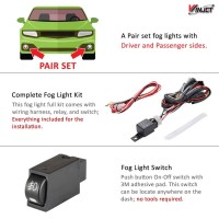 Winjet Oem Series For [2012 2013 2014 2015 2016 Scion Fr-S] Driving Fog Lights + Switch + Wiring Kit