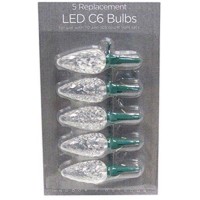 Celebrations Replc Led C6 Bulb Cw 5Pk Mfrpartno 11201-71, 5 Count (Pack Of 1), White