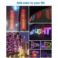 Alitove Ws2811 Rgb Led Pixels Light Individually Addressable 12Mm Diffused Digital Full Color Led Pixel Module Light 12V 50 Pcs For Led Screen Wall Advertising Sign Board Ip68 Waterproof