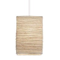 Youhavespace Asian Rice Paper Pendant Light Shade Kit For Boho Decor, Hanging Lamp With Plug-In Cord, Beige Lantern Lamp, Light Bulb Is Not Included