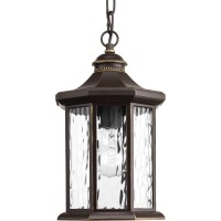 Progress Lighting P6529-20 Traditional/Classic 1-100W Med Hanging Lantern, Antique Bronze, 13.25X7.13X7.13