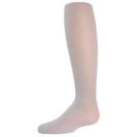 Memoi Shining Star Shimmer Girls Tights Silver 2-4