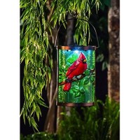 New Creative Cardinal Garden Friends Hanging Solar Lantern