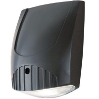 Bronze Integrated Led Outdoor Wall Pack Light With 1000 Lumens, 5000K Daylight