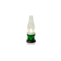 Great for camping and indoor or outdoor lighting this Blow LED Lamp features a nostalgic kerosene lamp design made of durable plastic with a super bright LED light and unique blow control Simply blow the lamp chimney to turn it on or off Light can be adju