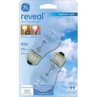 Ge Lighting 48706 40Watt Reveal A15 Appliance Bulb 4 Pack