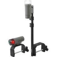 Attwood 141907 Waterresistant Portable Clampon Led Light Kit With Marine Gray Finish