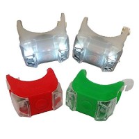 Bright Eyes Green, Red, & White Portable Marine Led Emergency Water-Resistant Boating Lights - Boat Bow Or Stern Safety Light