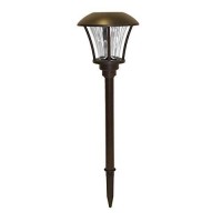 Alpan 10192 8 Led Pathway Solar Lights, One Size, Oil Rubbed Bronze