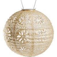 Allsop Home Garden 31598 Solar Lighting, 12X12, Pearl