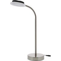 Adjustable USB Desk Lamp is equipped with two builtin USB ports for convenient device charging Gooseneck design easily positions where you need it for optimal illumination Fullspectrum lighting mimics natural daylight and helps reduce eyestrain Flickerfre