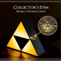 Paladone Legend Of Zelda Triforce Hero Night Light, Projects The Hyrule Crest, Collectible Novelty Gamer Gift For Nostalgist Video Game Enthusiast