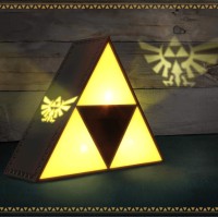 Paladone Legend Of Zelda Triforce Hero Night Light, Projects The Hyrule Crest, Collectible Novelty Gamer Gift For Nostalgist Video Game Enthusiast