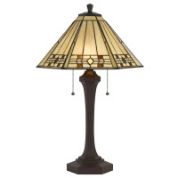 60W X 2 Tiffany Table Lamp