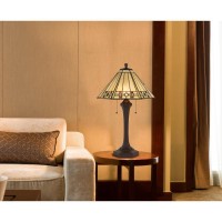 60W X 2 Tiffany Table Lamp