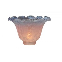 Meyda Tiffany 10731 Fluted Bell Lamp Shade 6 Width Pinkblue