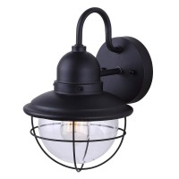 Canarm Iol254Bk Lohan 1 Light, Black Finish Outdoor Lantern