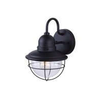 Canarm Iol254Bk Lohan 1 Light, Black Finish Outdoor Lantern