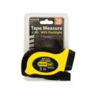 Self-Locking Tape Measure With Led Flashlight