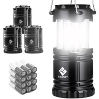 Etekcity Camping Lantern For Emergency Light Hurricane Supplies Accessories Gear Tent Lights Lanterns Battery Powered Led For