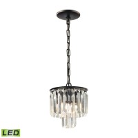 Palacial 8'' Wide 1-Light Mini Pendant - Oil Rubbed Bronze