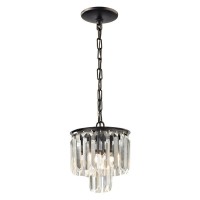 Palacial 8'' Wide 1-Light Mini Pendant - Oil Rubbed Bronze