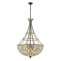 Elizabethan 28'' Wide 10-Light Chandelier - Dark Bronze