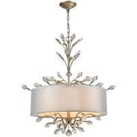 Asbury 26'' Wide 4-Light Chandelier - Aged Silver