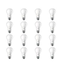 Philips Led Basic Frosted Nondimmable A19 Light Bulb Eyecomfort Technology 800 Lumen Soft White 2700K 10W60W E26 B