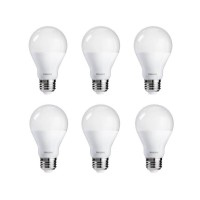 Philips 455824 Led A19 Warm Glow Dimmable 800-Lumen, 2700-2200 Kelvin, 9.5-Watt (60-Watt Equivalent) Light Bulb, E26 Medium Base, Soft White, 6-Pack