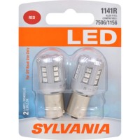 Sylvania - 1141 Led Red Mini Bulb - Bright Led Bulb, Ideal For Stop And Tail Lights (Contains 2 Bulbs)