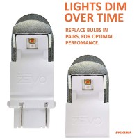 Sylvania - 4114 Zevo Led Amber Bulb - Bright Led Bulb, Ideal For Park And Turn Lights (Contains 2 Bulbs)