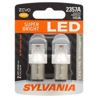 Sylvania - 2357 Zevo Led Amber Bulb - Bright Led Bulb, Ideal For Park And Turn Lights (Contains 2 Bulbs)