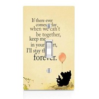 Trendy Accessories Inspirational Life Quote Design Print Light Switch Plate