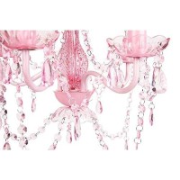 Tadpoles 5-Bulb Vintage Chandelier - Pink Sapphire | 20