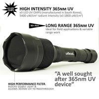 Uvbeast New V3 365Nm Black Light Uv Flashlight - High Definition Ultraviolet - High Power And Long Range Professional Grade Beam Best For Professional/Commercial Use - Usa Stock