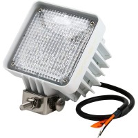 This marine grade LED flood light features a white powder coated aluminum housing and a stamped 304 stainless steel mounting bracket 6 super bright LEDs produce 1000 lumens Low amp draw IP68 waterproof rating 5year warranty