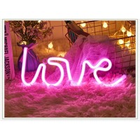 Product Details Product Name LED Neon sign Light Material Plastic PVc LED Battery3 x AA batteries required not included or with the USB cable to turn it on Package include 1X LED Neon sign Light 1X Holder base 1X USB cable