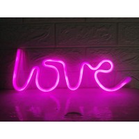 Product Details Product Name LED Neon sign Light Material Plastic PVc LED Battery3 x AA batteries required not included or with the USB cable to turn it on Package include 1X LED Neon sign Light 1X Holder base 1X USB cable