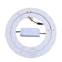 Ledy 33W 9.84 Inch 3630Lm 5730 Smd Led Ceiling Light Fixtures Replacement Panel Retrofit Board Light Bulb Replace Incandescent Fluorescent Bulb Round Tube (White)