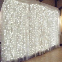 Trickortreat Synchkg086176 Curtain Lights, 3M3M, Cool White